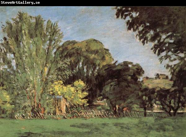 Paul Cezanne Trees in the Jas de Bouffan